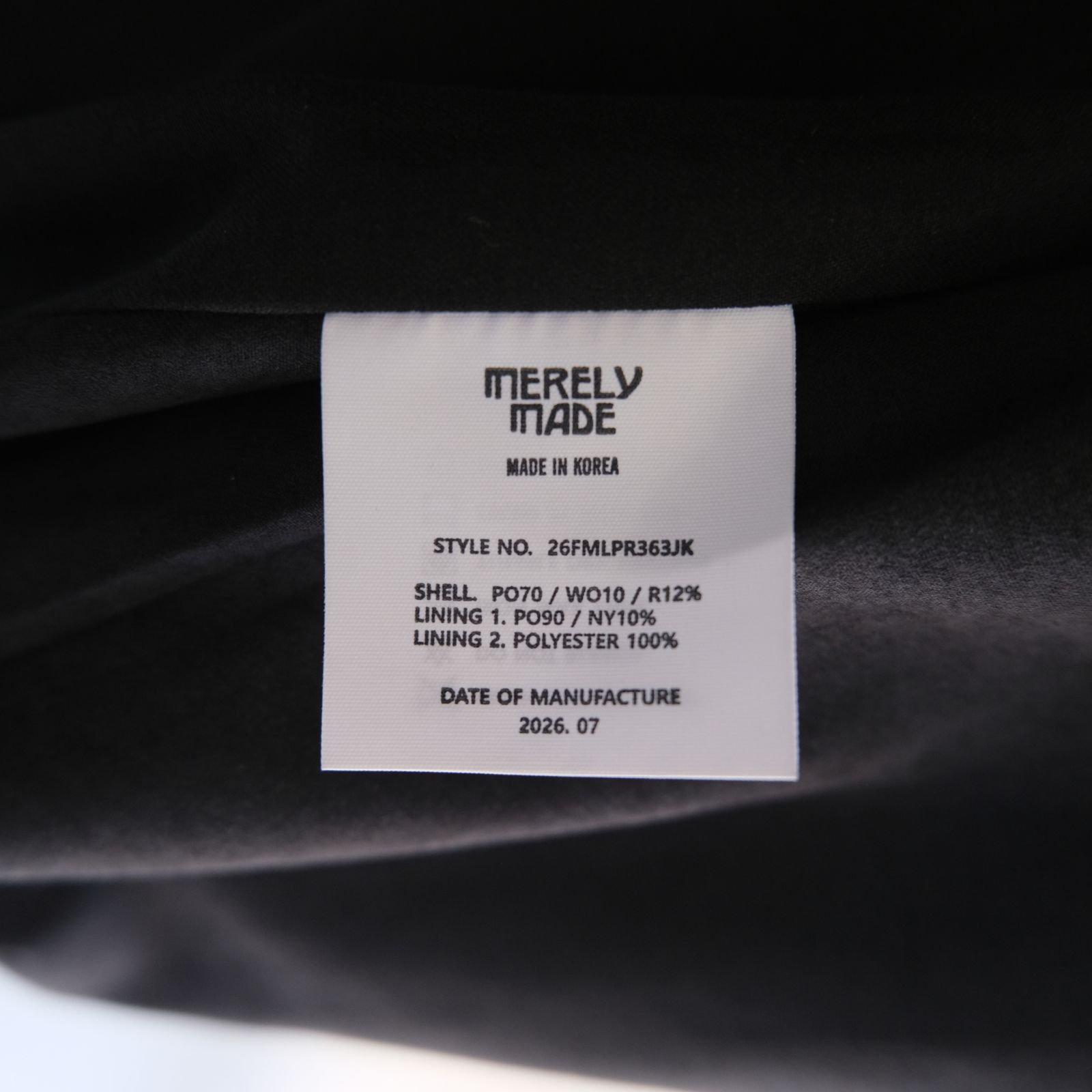 【残り1点】MESH WOOLEN RAGLAN BLOUSON（LIBERTY NAVY）