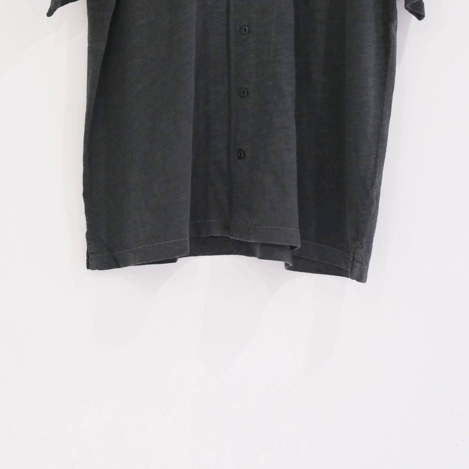 Tectonic Jersey Shirt / シャツ / ガーメントピグメントダイ / ジャージー / Black