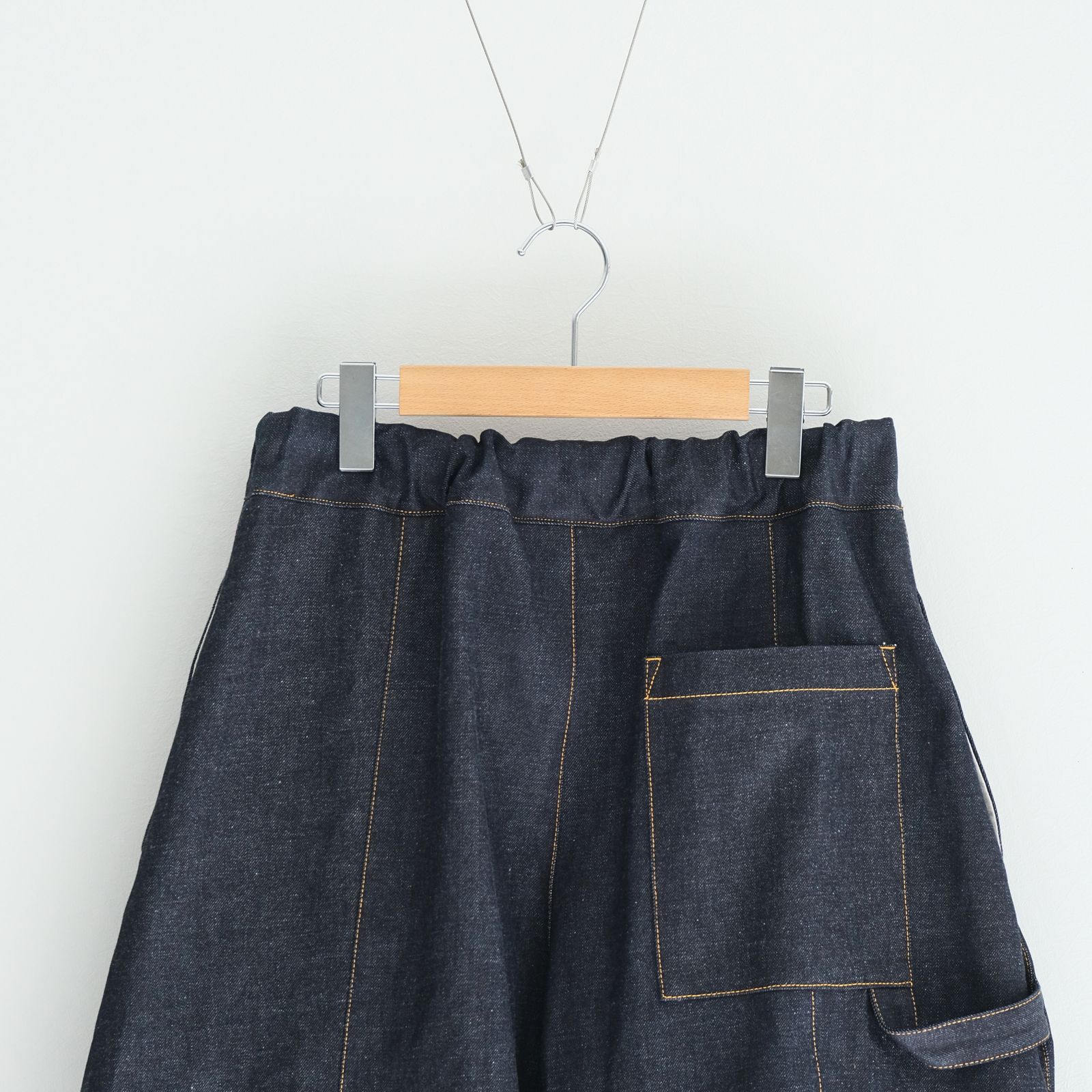 SAGE NATION - BOX PLEAT SHORT RAW / ボックスプリーツ