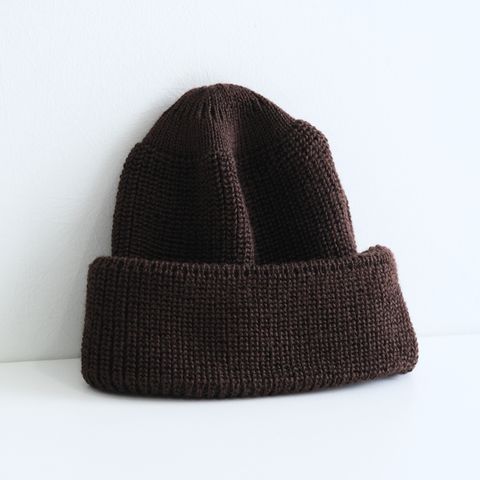 JUIST / ニットキャップ / PURE WOOL / DUNKELBRAUN / ブラウン
