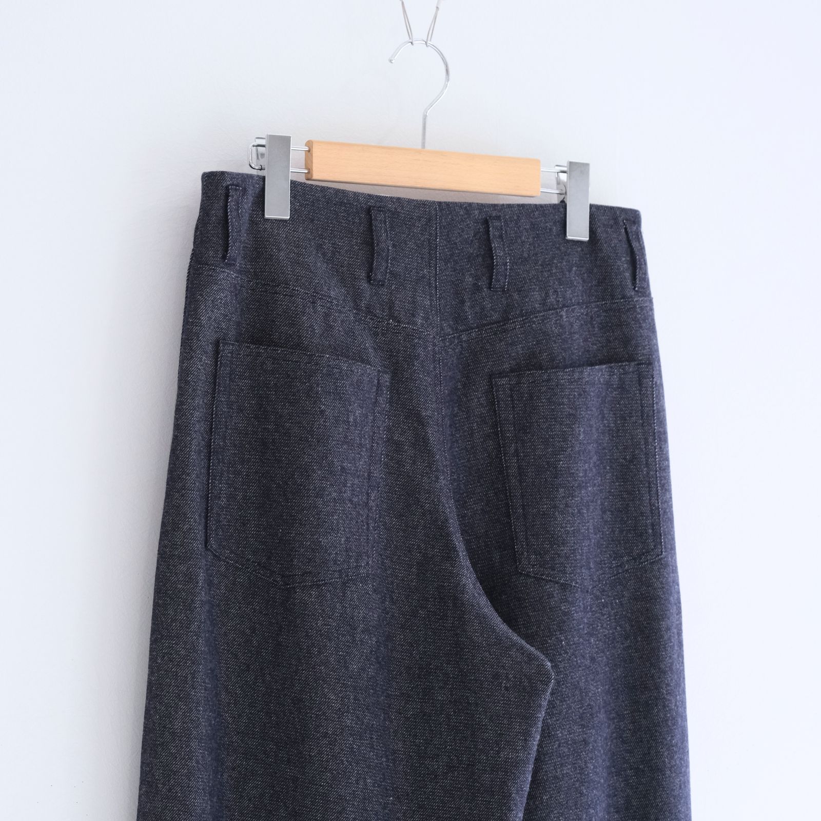 【残り1点】Tucked Wide Trousers / タクト ワイド トラウザー（Indigo）