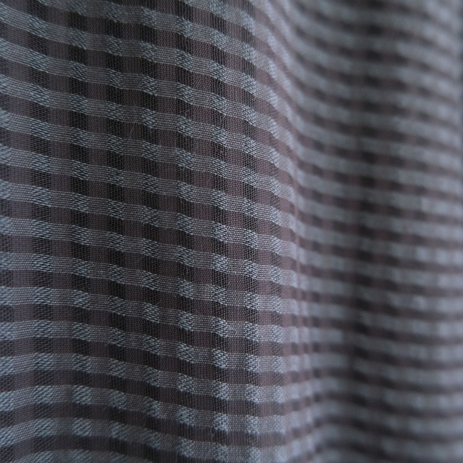 Lee / SEVEN BY SEVEN  / SHEER COWBOY PANT ‐Gingham Check Indian fabric‐ （Navy）