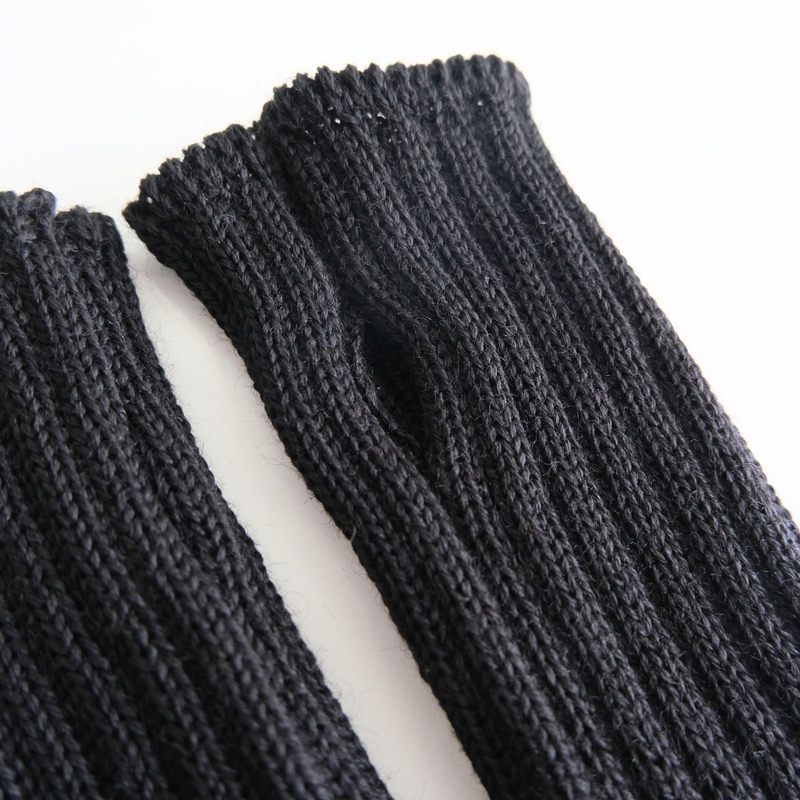 GLOVES FINGERLESS / 手袋 / フィンガーレス / PUREWOOL / SCHWARZ / ブラック