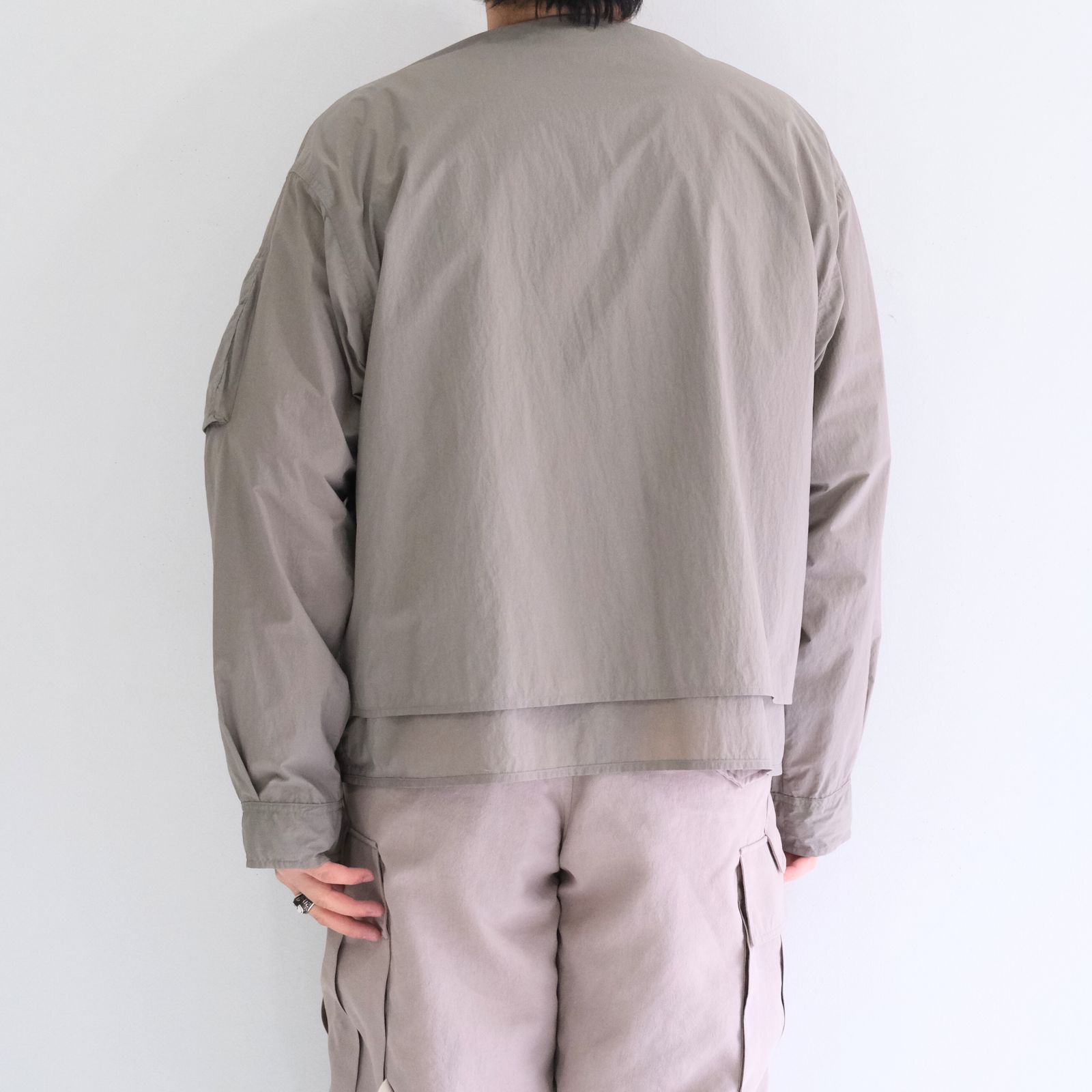 Weathering Nylon Reversible 4Way JKT / ウェザリングナイロンリバーシブル4Wayジャケット（KHAKI）