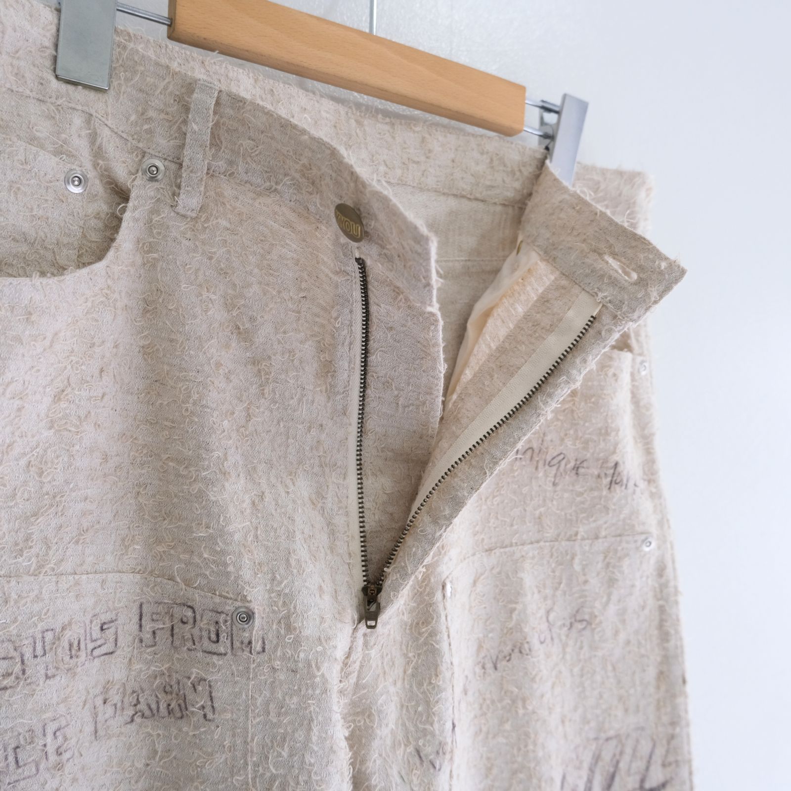 "ALICE" GRAPHIC DOUBLE KNEE WORKPANTS / パンツ / ダブルニー / ワークパンツ / IVORY