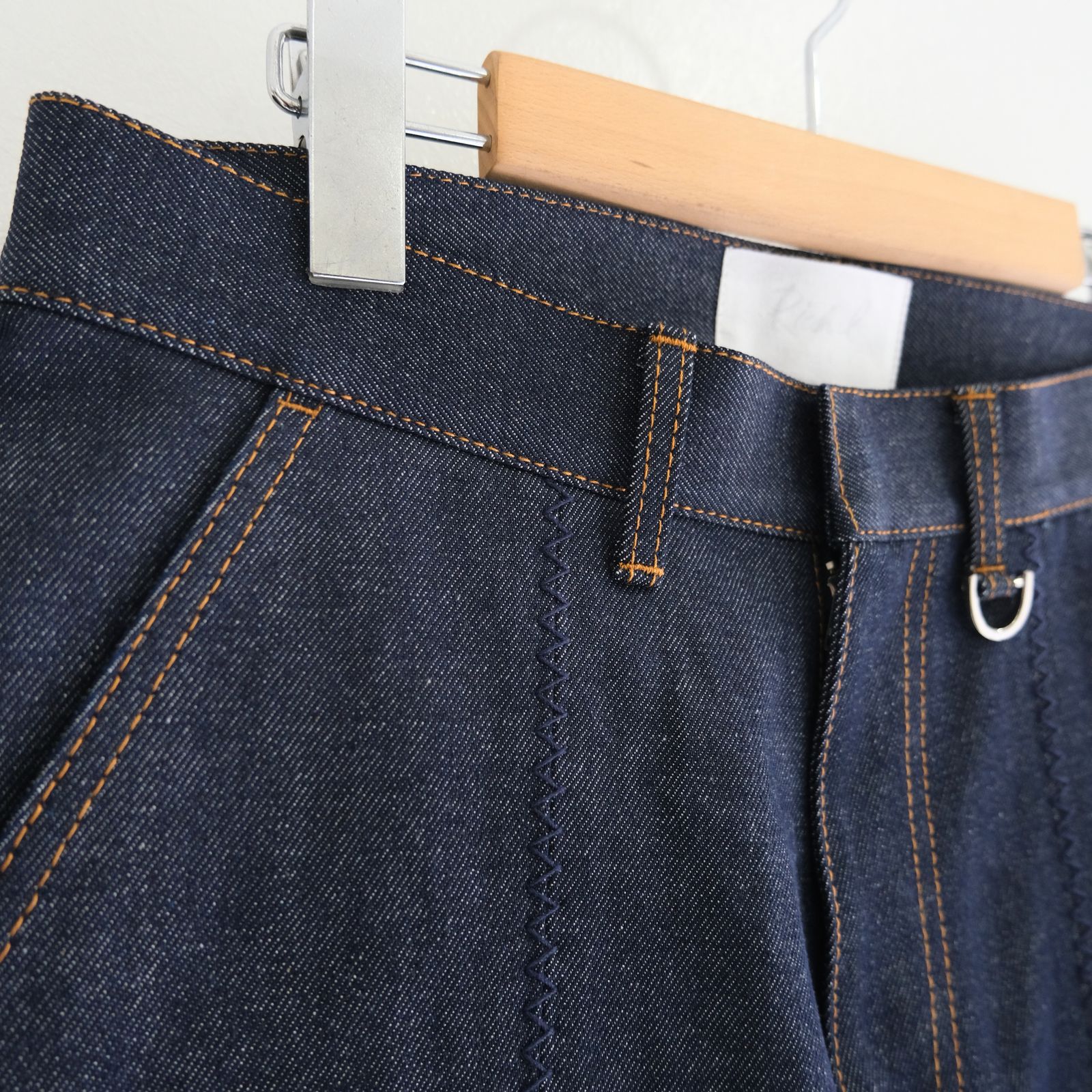 Rigiddenim Flared Pants / リジッドデニムフレアパンツ（Indigo）