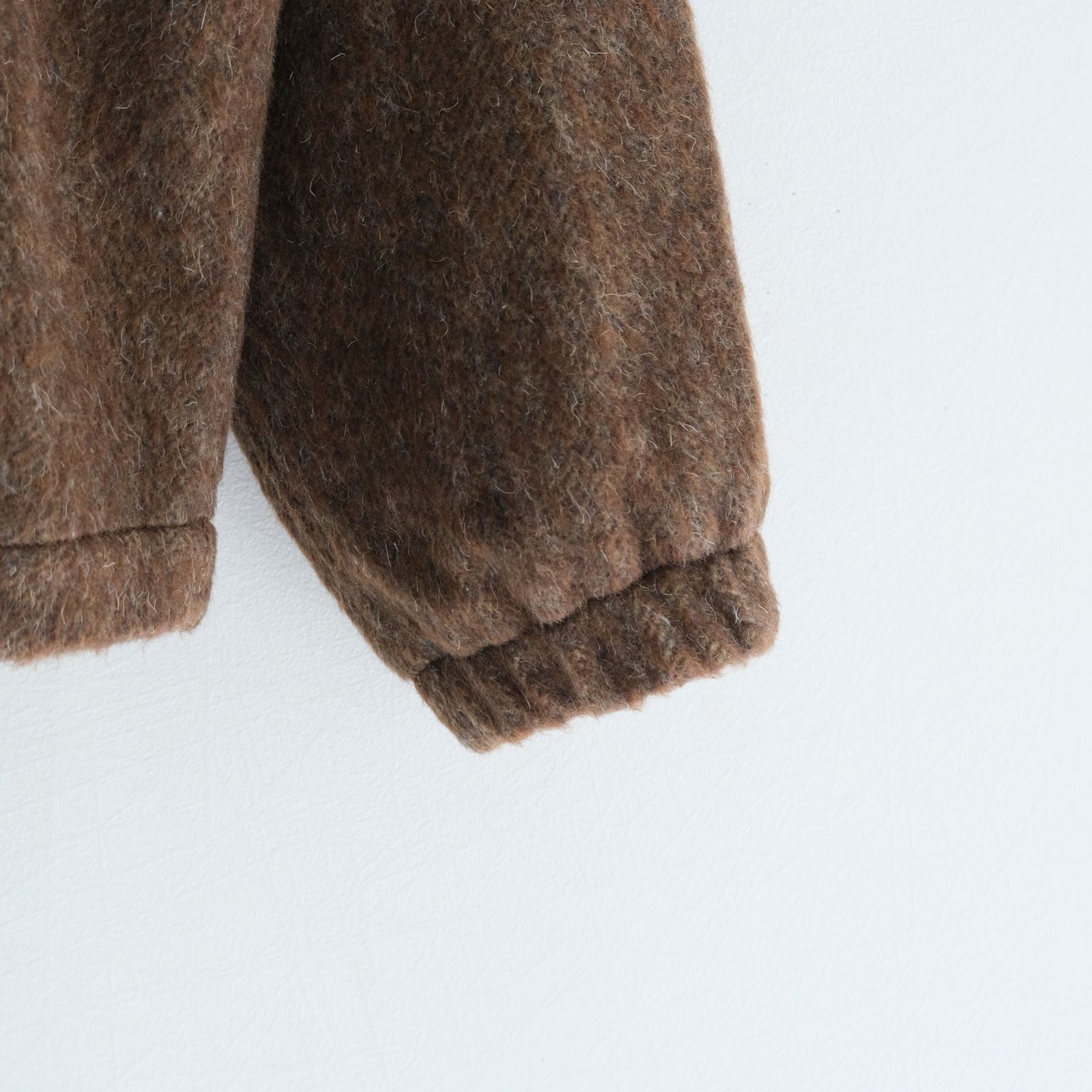 MERELY PREMIUM WOOL BLEND MELTON BERKUT CARDIGAN / カーディガン / VAN DYKE BROWN