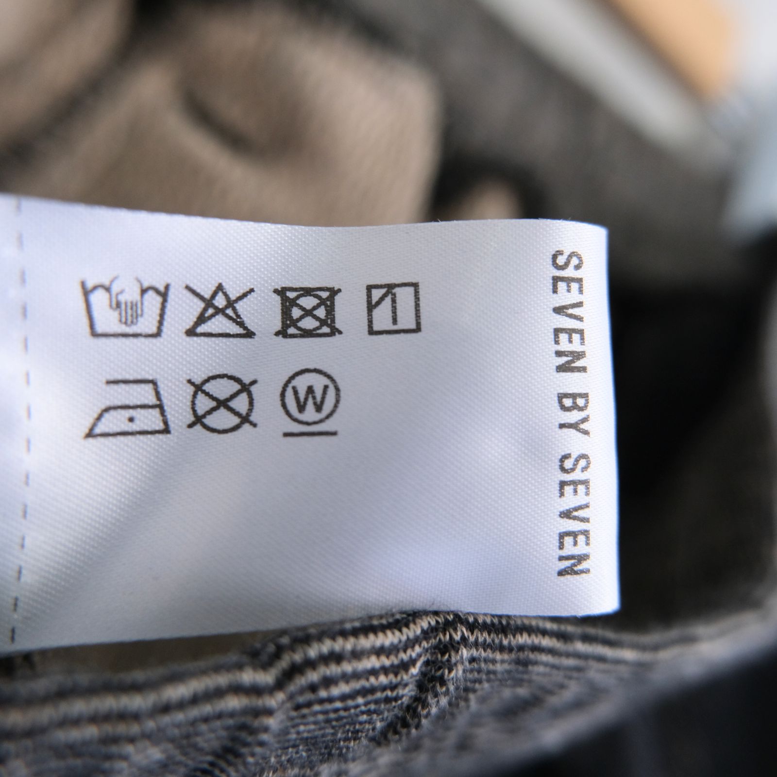 THERMAL SHORT PANTS - Mixed “UNSTAINED” yarn - / ショーツ / パンツ / BLACK