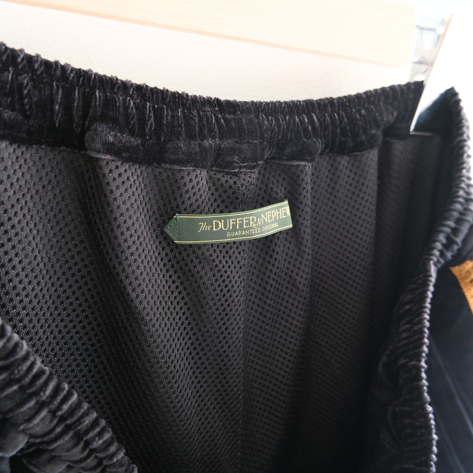 【残り1点】VELOUR TRACK PANT（BLACK）