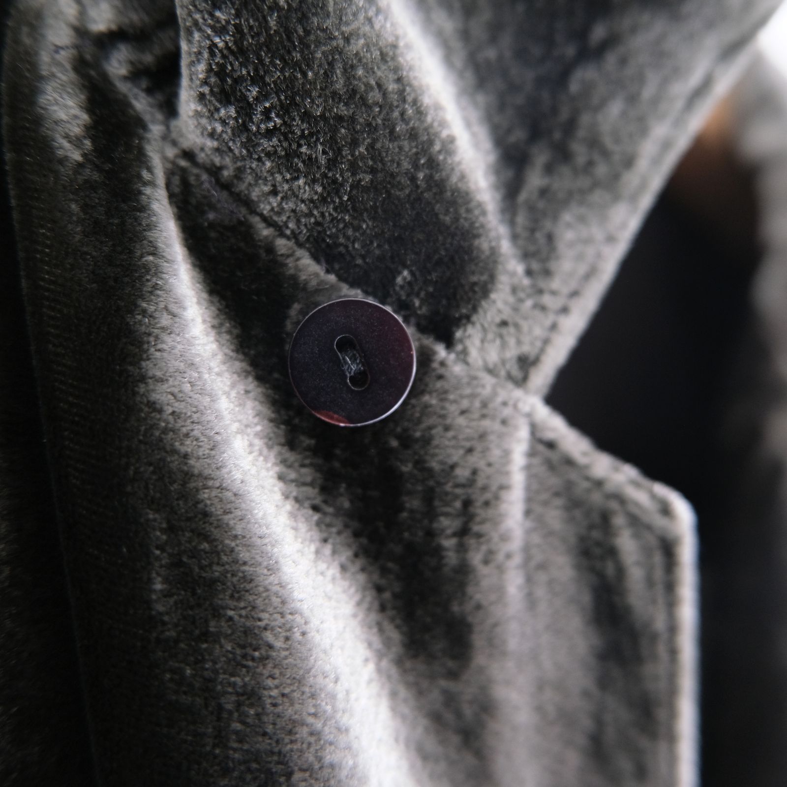 VELVET OPEN COLLAR SHIRTS ‐Silk Rayon‐ / シャツ / 開襟シャツ / シルク / レーヨン / ベルベット / Black