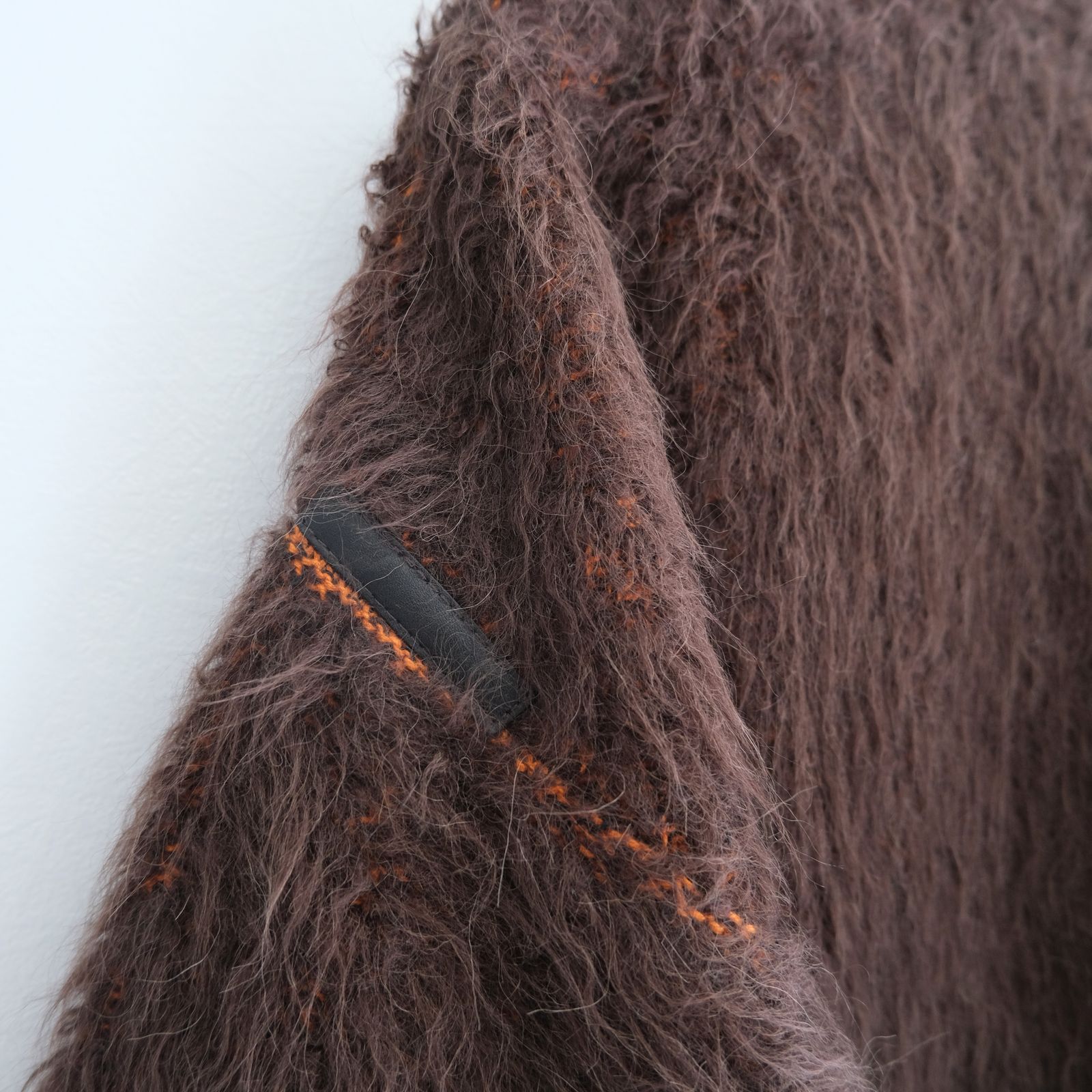 Suri Alpaca Bomber Jacket / ジャケット / ボンバージャケット / アルパカ / スリアルパカ / Dark Brown / Orange