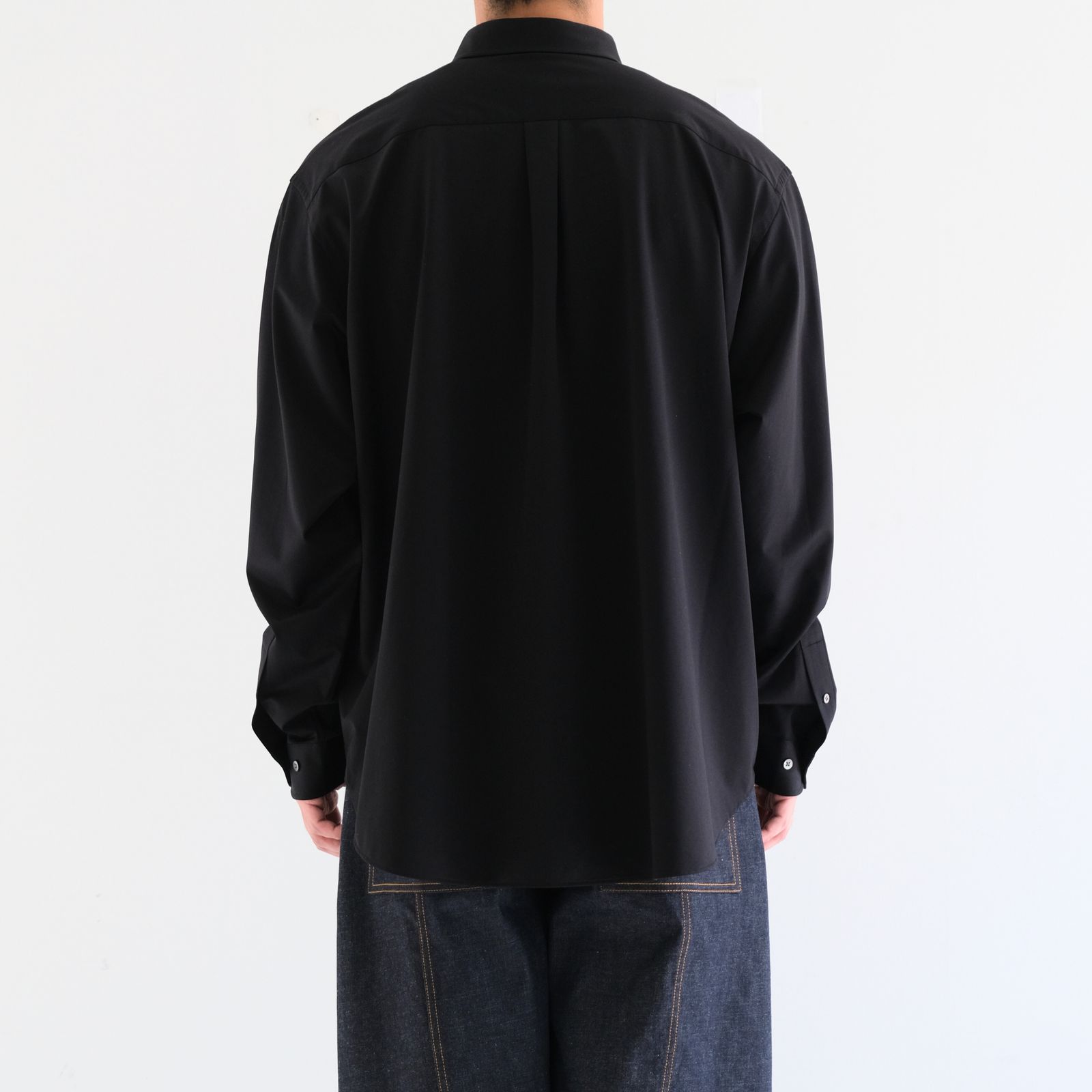 46G Atmosphere L/S Shirt / シャツ / BLACK（Night Black）