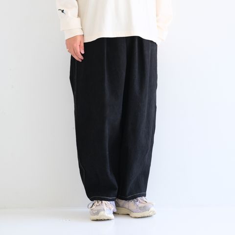 LUSH PANTS / パンツ / キャンバス地 / オーガニックコットン / BLACK