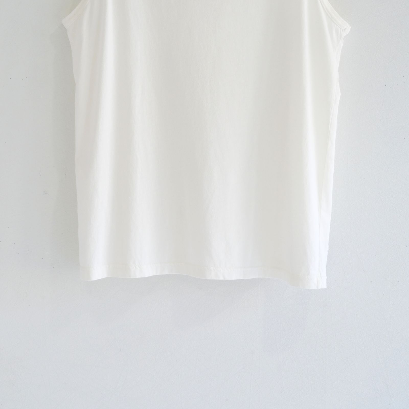 Tank Top / タンクトップ / 天然ピマコットン / WHITE