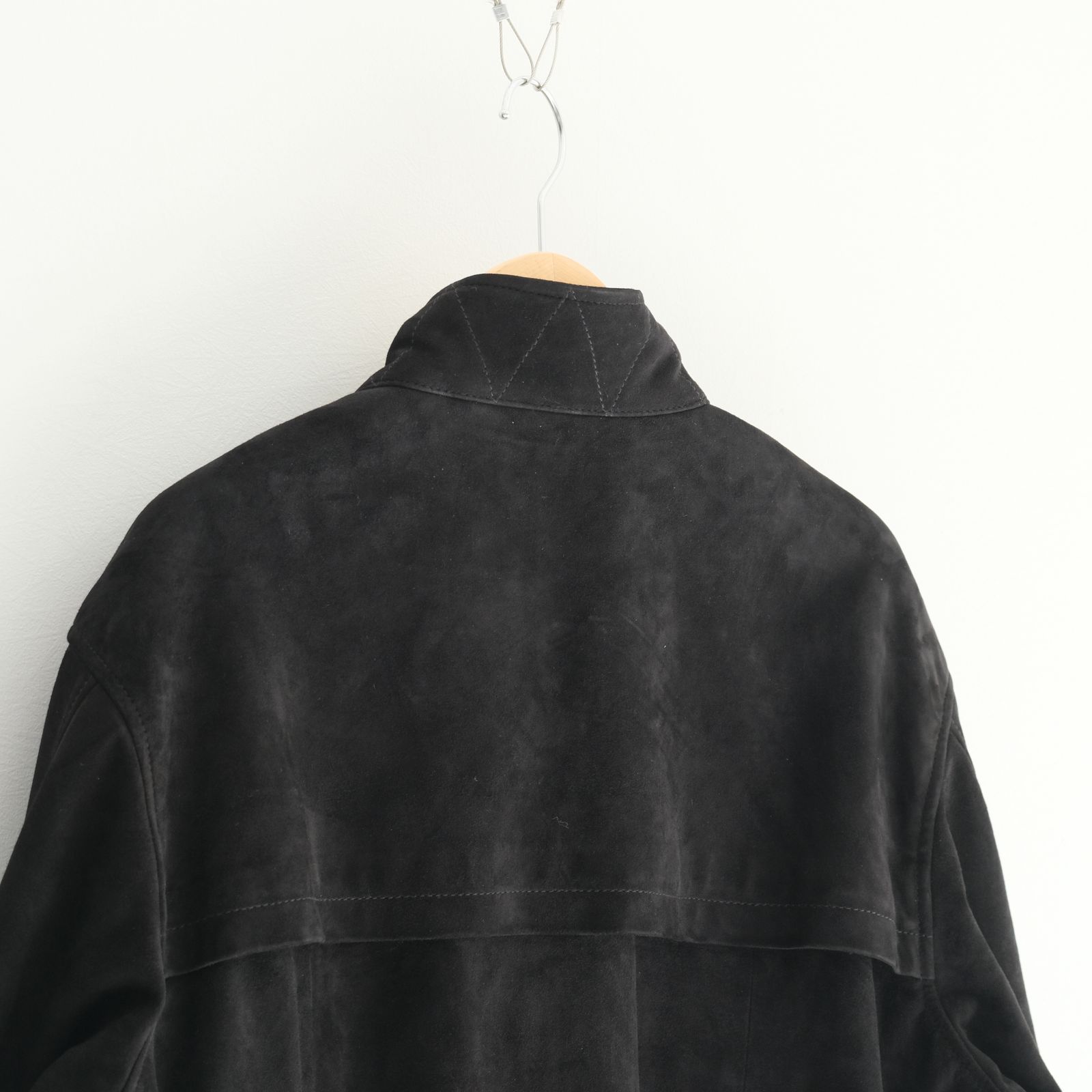 HIKER JACKET / ジャケット / レザージャケット / ハイカージャケット /  SHEEP SUEDE / 羊革 /  BLACK