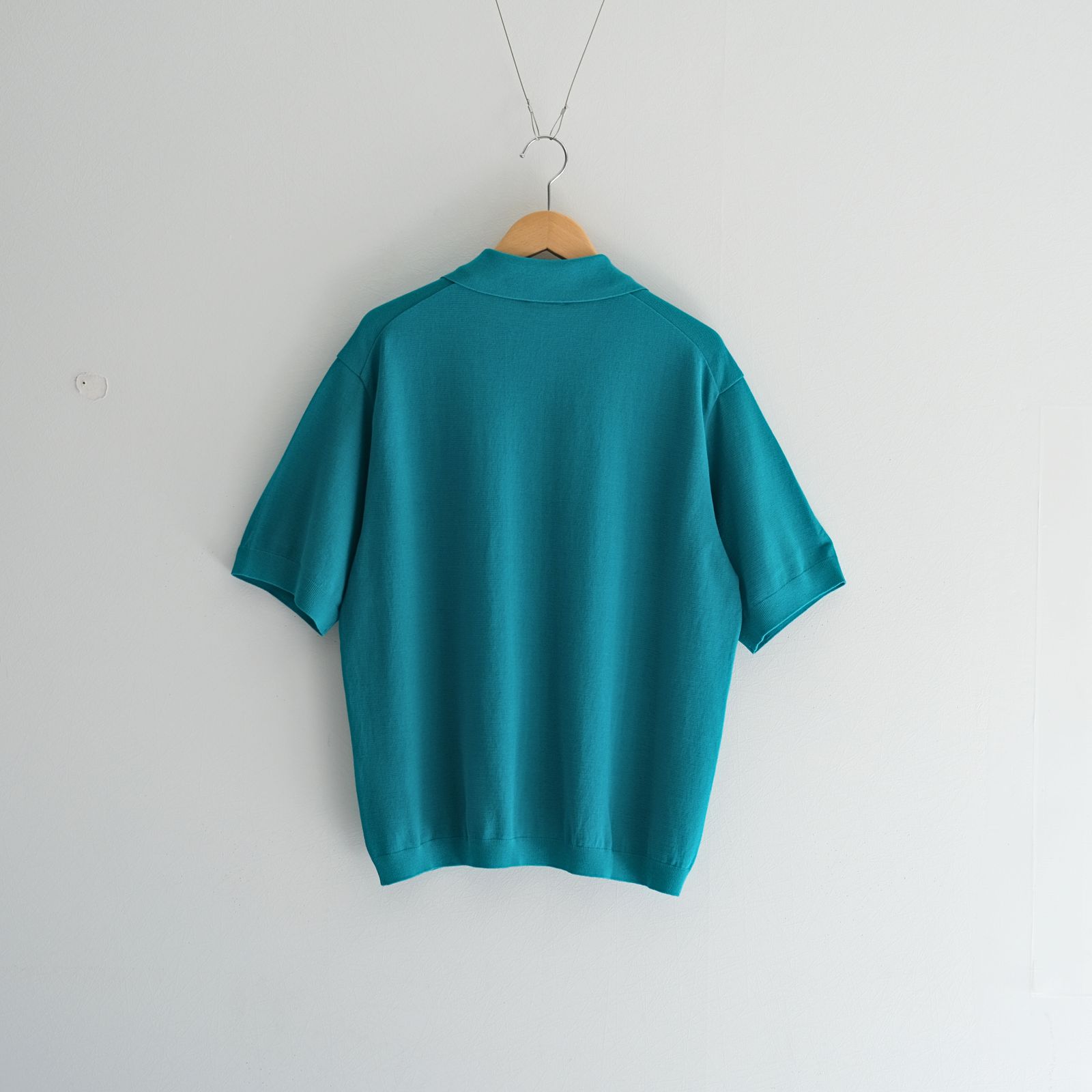 24SS アルテリアULTERIOR / スーピマコットンポロシャツ ナチュラル 24SS アルテリアULTERIOR / スーピマコットンポロシャツ ナチュラル