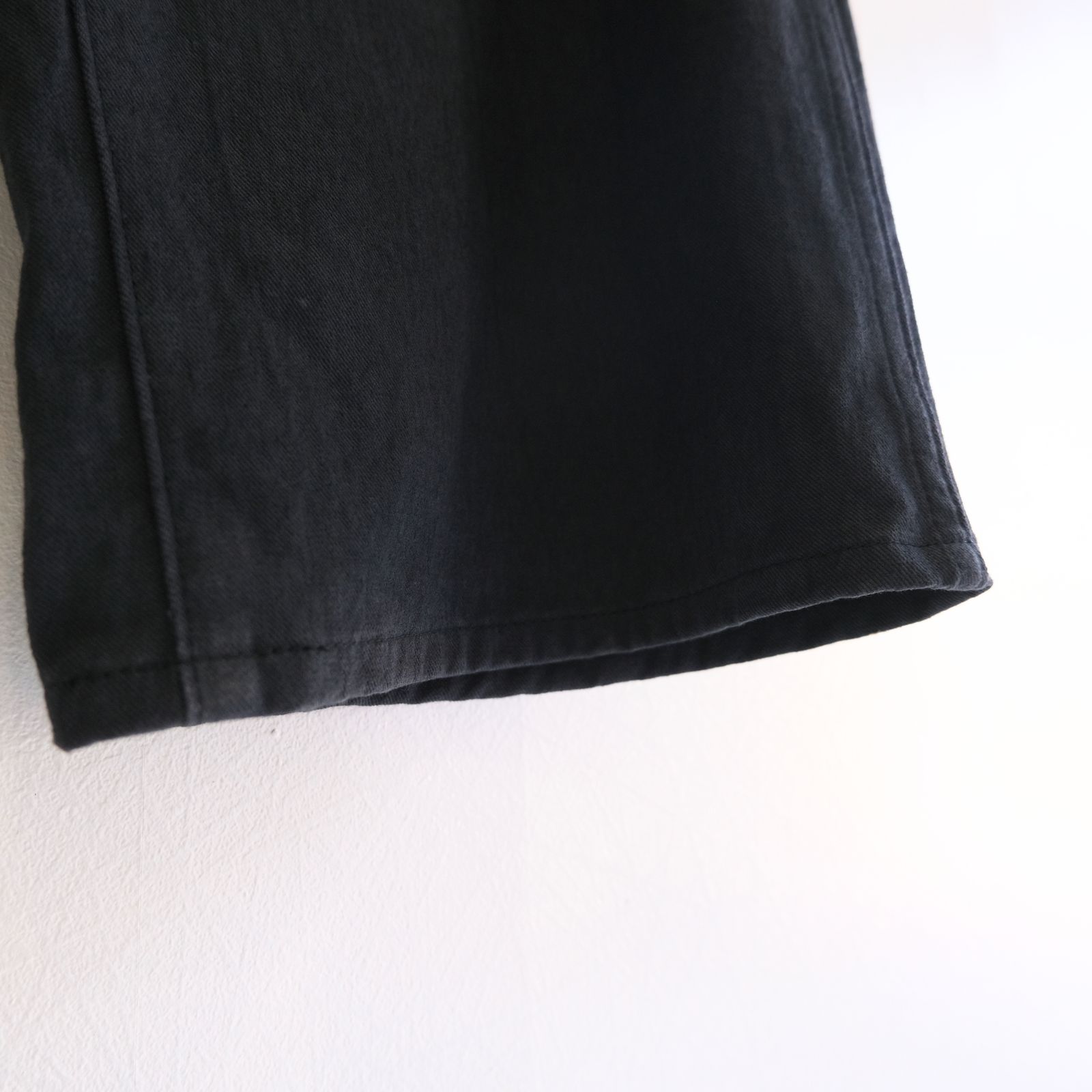 FADED CORKSCREW TWILL WORK PANTS（FADED BLACK）