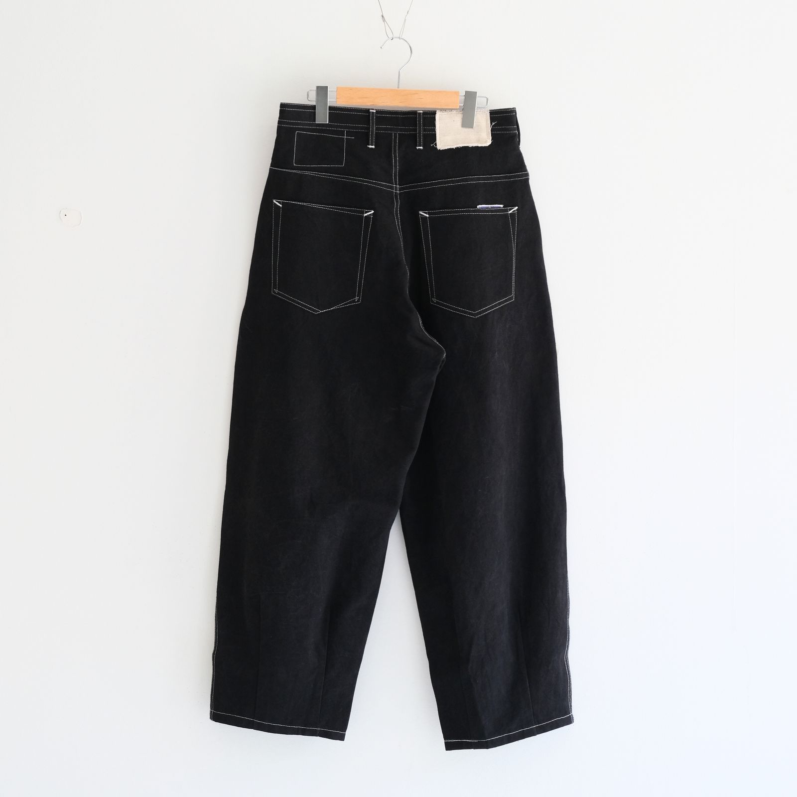 LUSH PANTS / パンツ / キャンバス地 / オーガニックコットン / BLACK