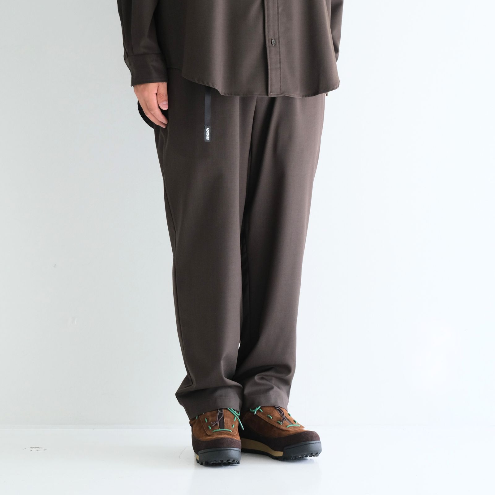WOOL-POLY EZ PANTS / パンツ / イージーパンツ / BROWN