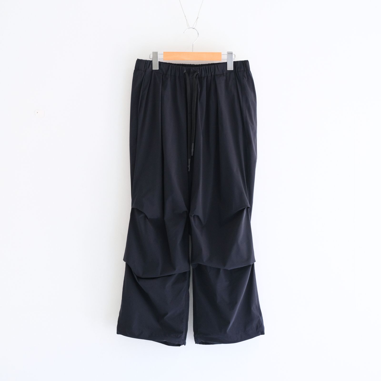 _163 / ライクラ 裏タックパンツ/（DARK NAVY）