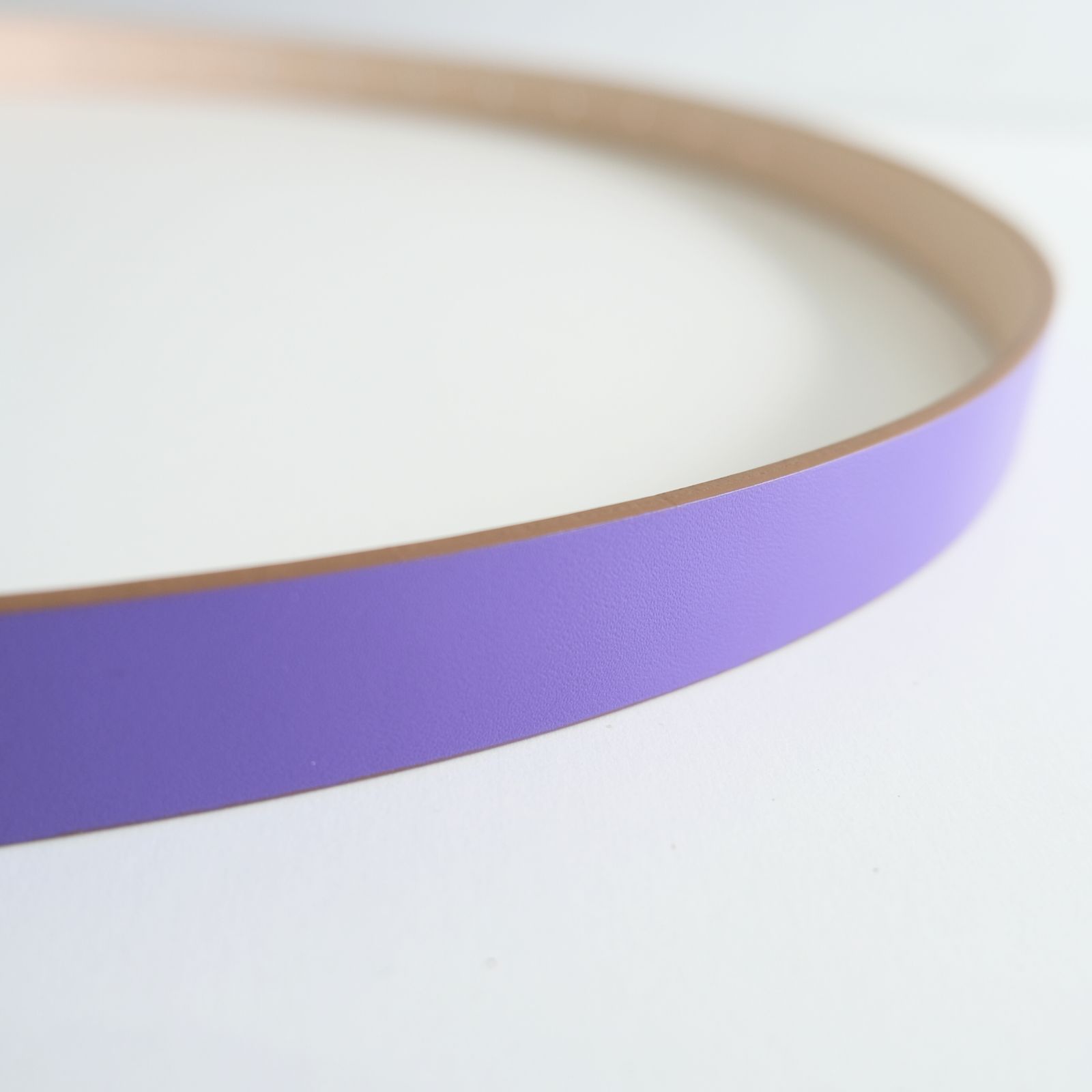 Elongated Leather Belt / ベルト / レザーベルト / Lavender