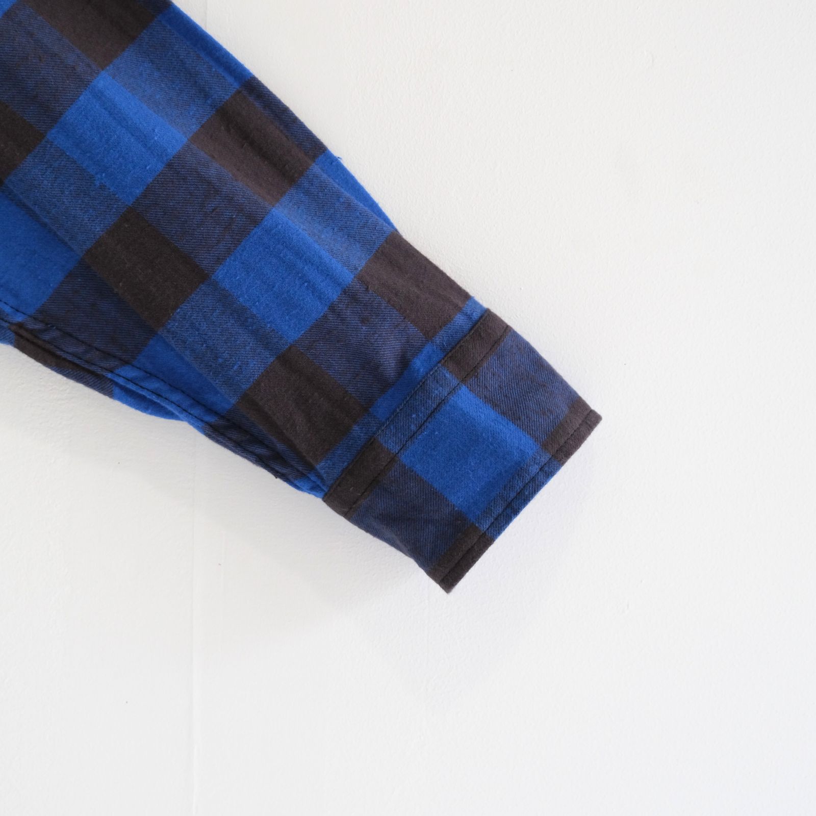 BUFFALO CHECK WORK SHIRTS ‐Cotton slub mix‐ / シャツ / バッファローチェック / Blue