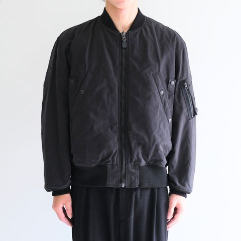 【残り1点】WAXED WEATHER FLIGHT JKT（INK BLACK）