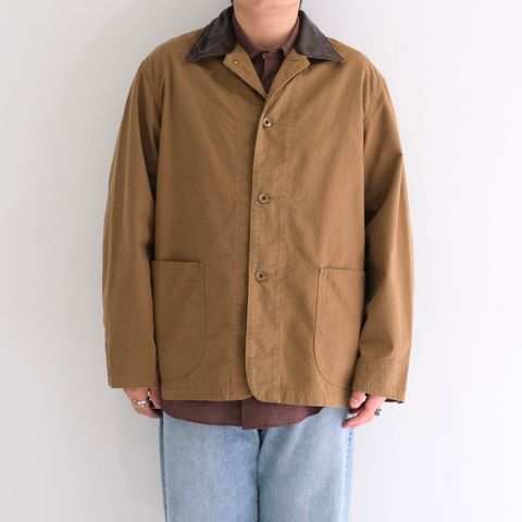 WASHED C/R/S DUCK COVERALL / ジャケット / カバーオール / KHAKI BEIGE