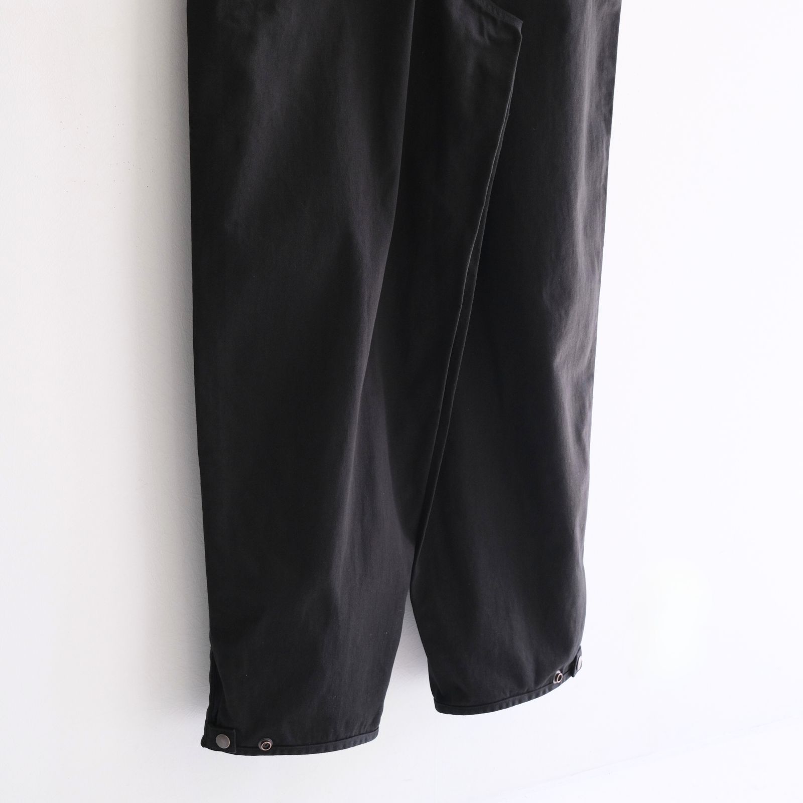 BOMBER OVERALL / オーバーオール / コットン / BLACK