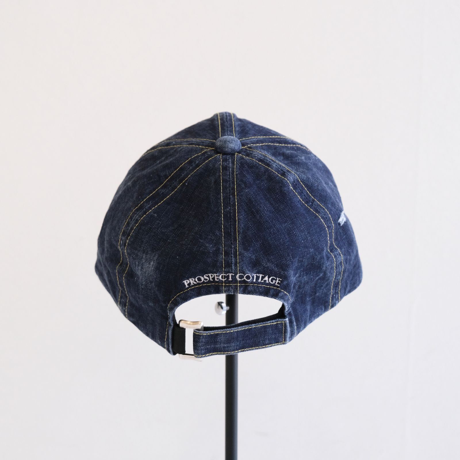 Logo Cap / デニム / キャップ / ダメージ加工 / Indigo