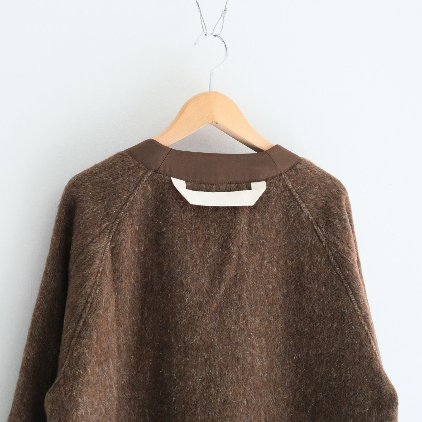 MERELY PREMIUM WOOL BLEND MELTON BERKUT CARDIGAN / カーディガン / VAN DYKE BROWN
