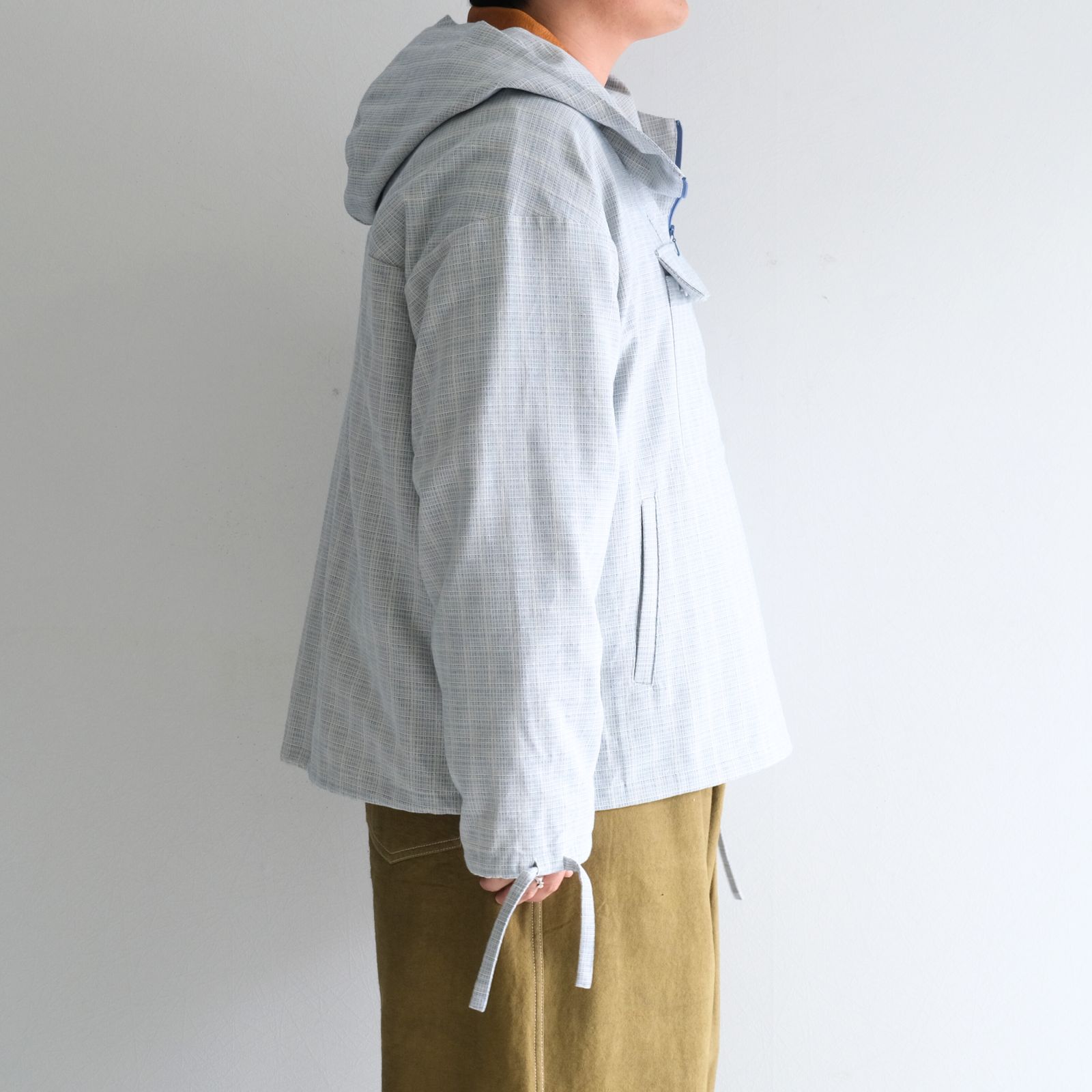 "JONATHAN" Oversized Anorak Parka / アノラックパーカー / L.BLUE
