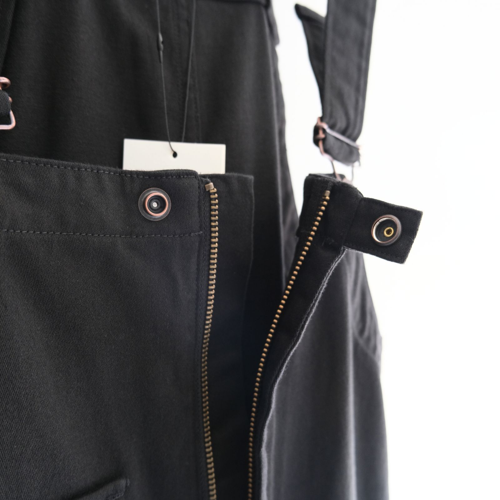 BOMBER OVERALL / オーバーオール / コットン / BLACK