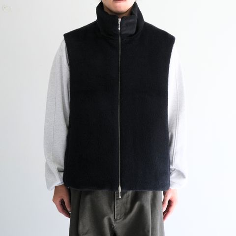 【残り1点】MERELY SURI ALPACA INUIT FUR VEST（BLACK MINK）