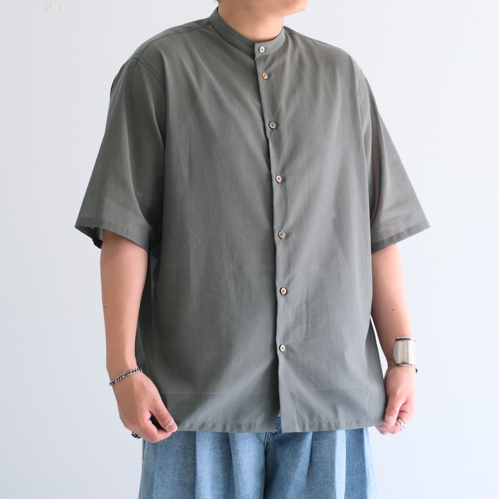 Gas boil cotton - Reiziger / （Greyish dark green）