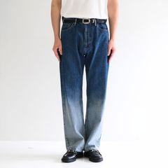 "JUDE Ⅱ" HIPPIE New Standard Straight by 66 Selvedge Denim / 「JUDE Ⅱ」ヒッピー ニュースタンダードストレート バイ 66セルビッジデニム（CRASH BLUE）