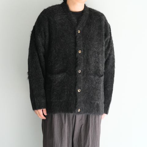 Suri Alpaca Cardigan / カーディガン / アルパカ / スリアルパカ / Black