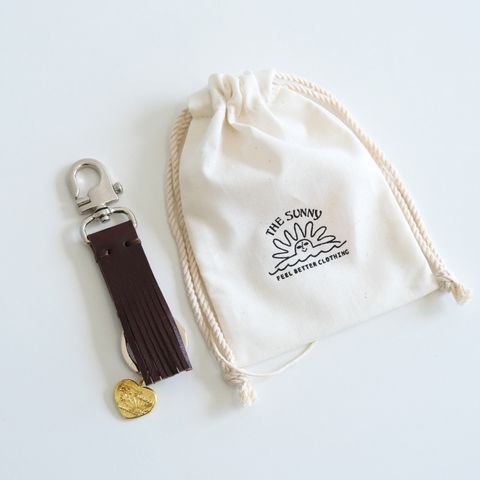 【残り1点】FRINGE KEY HOLDER（brown）