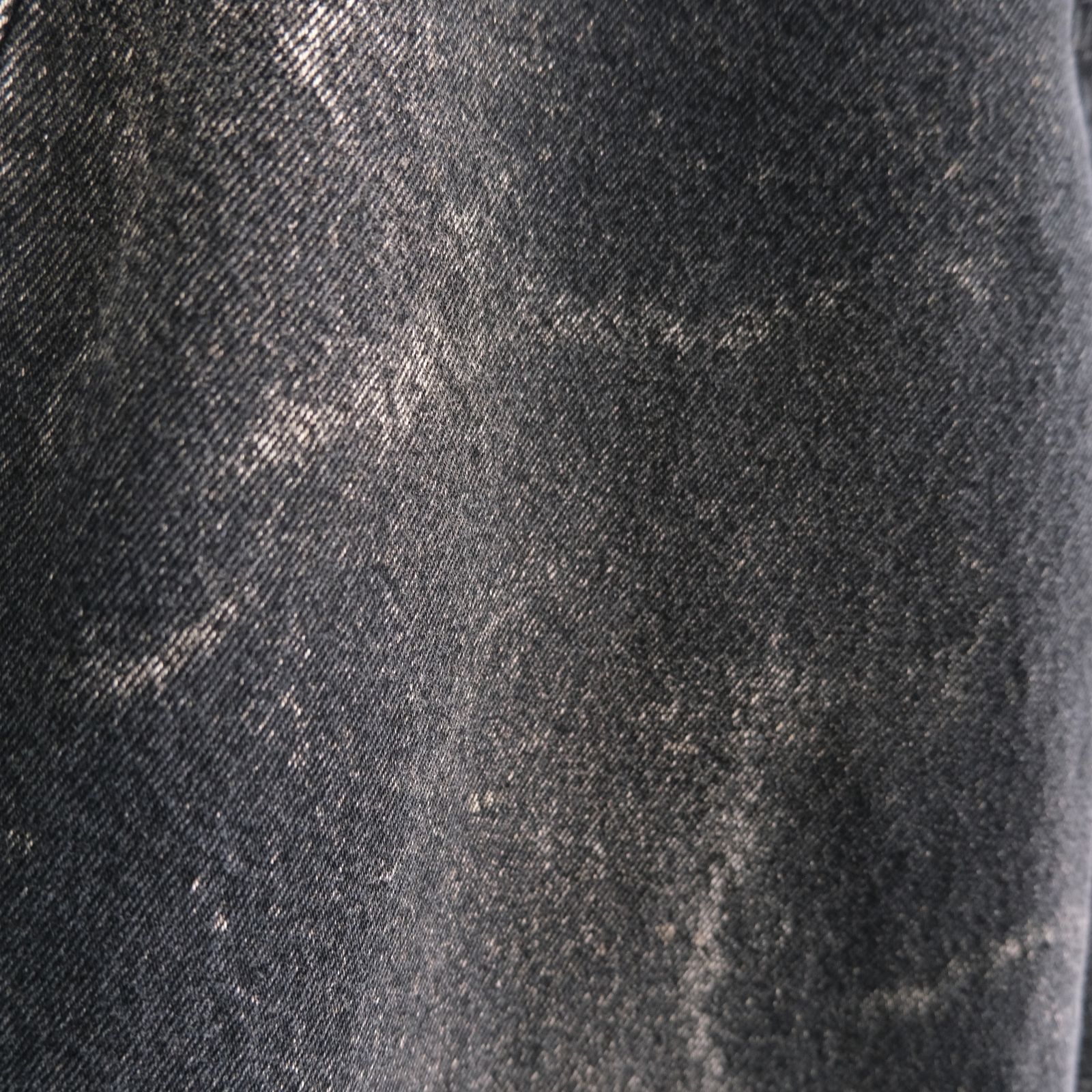 CHEMICAL WASH DENIM PANTS / ケミカルウォッシュデニムパンツ（BLACK）