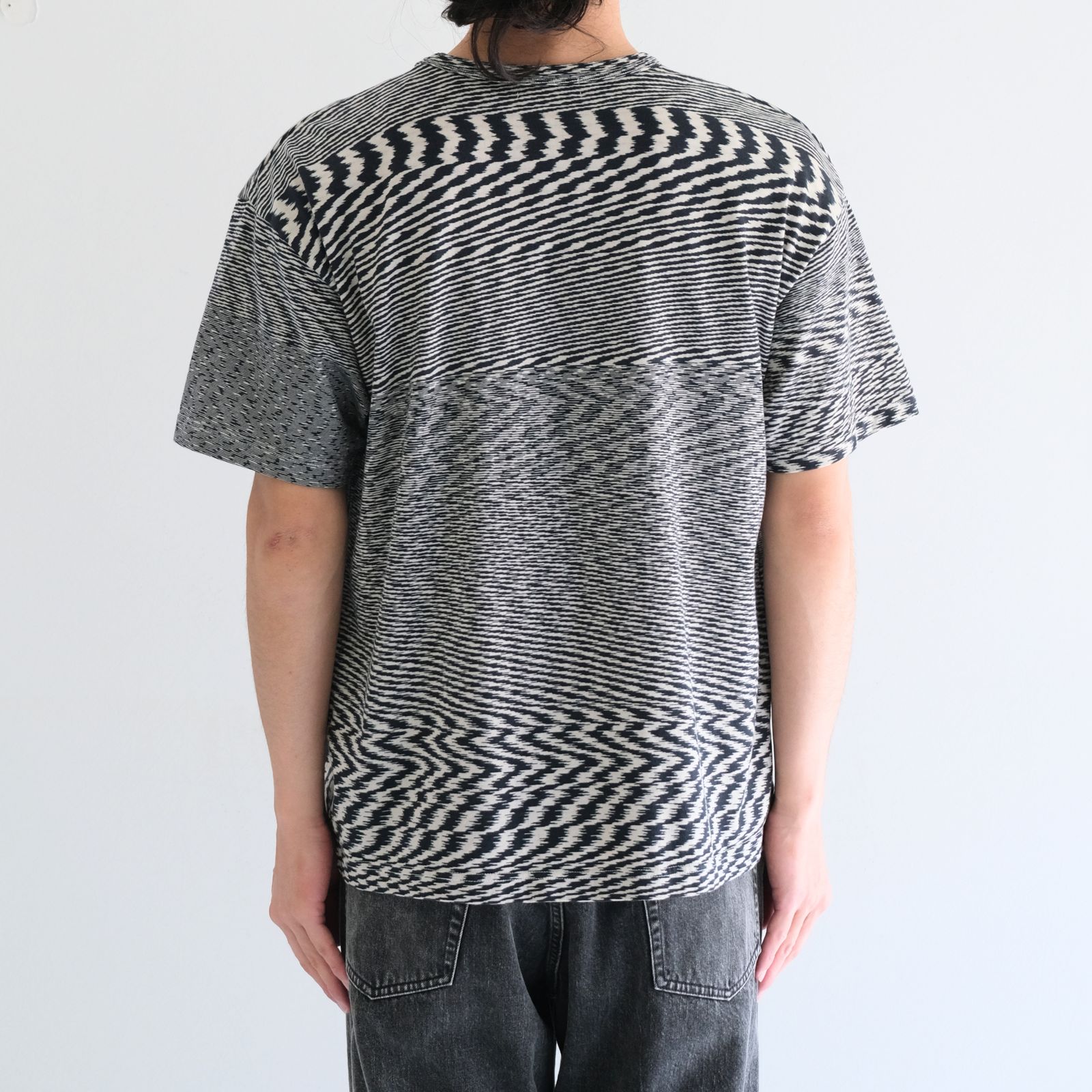 VORTEX TECHNICAL LOGO TEE fabric by SUN/kakke （BLACK OR WHITE）