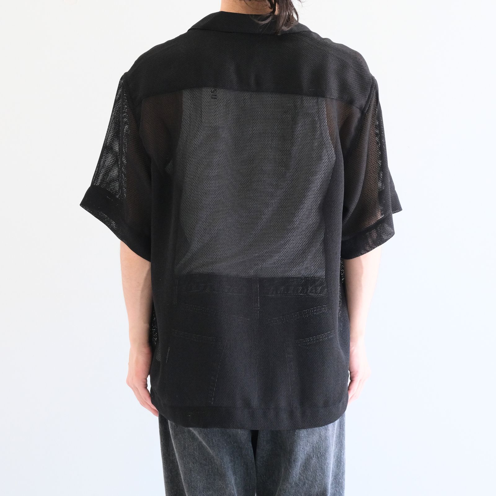 Mesh S/S Shirts / メッシュS/Sシャツ（Black）