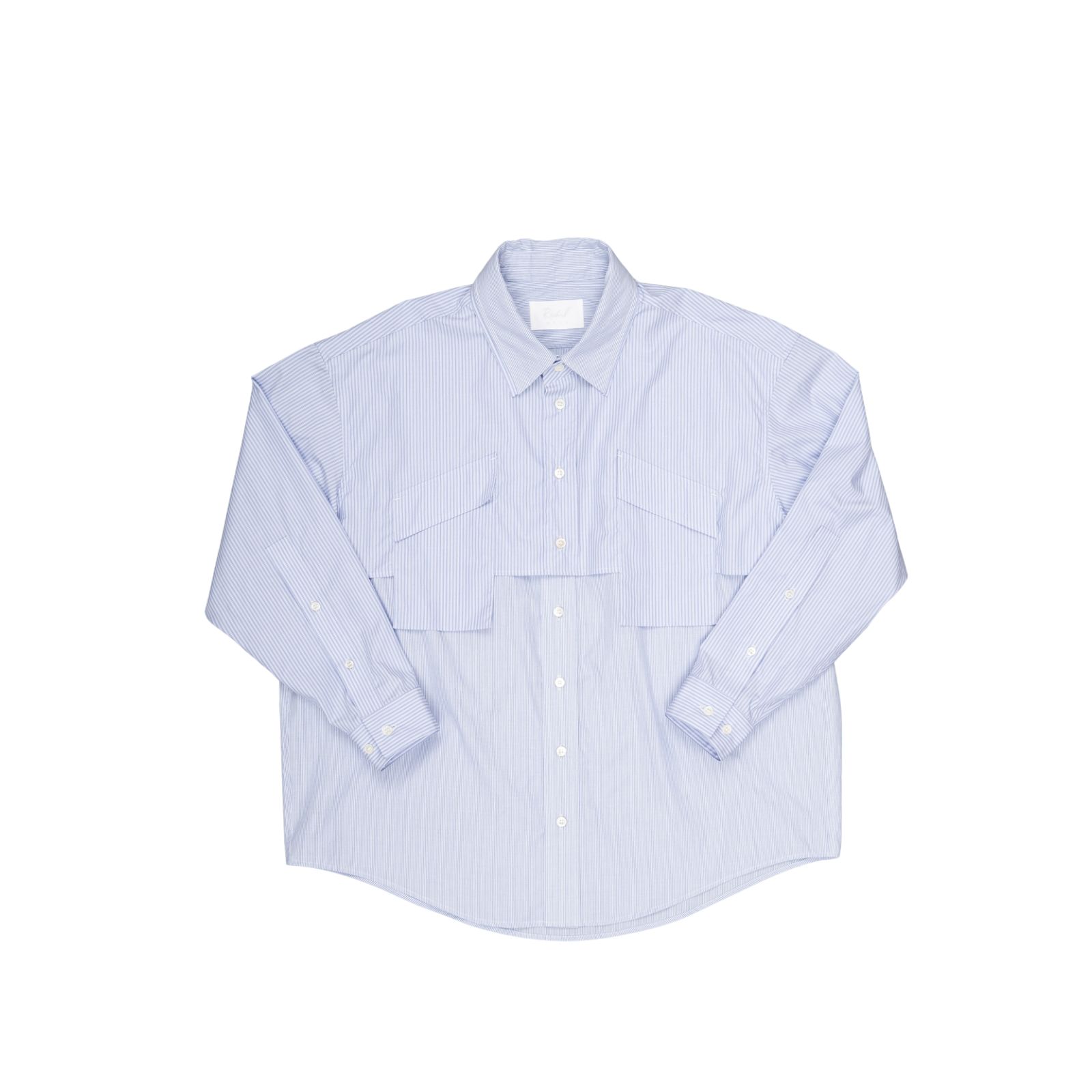 【入荷時期：2026年8-9月頃】Layered Shirt / レイヤード シャツ（Sax Stripe）