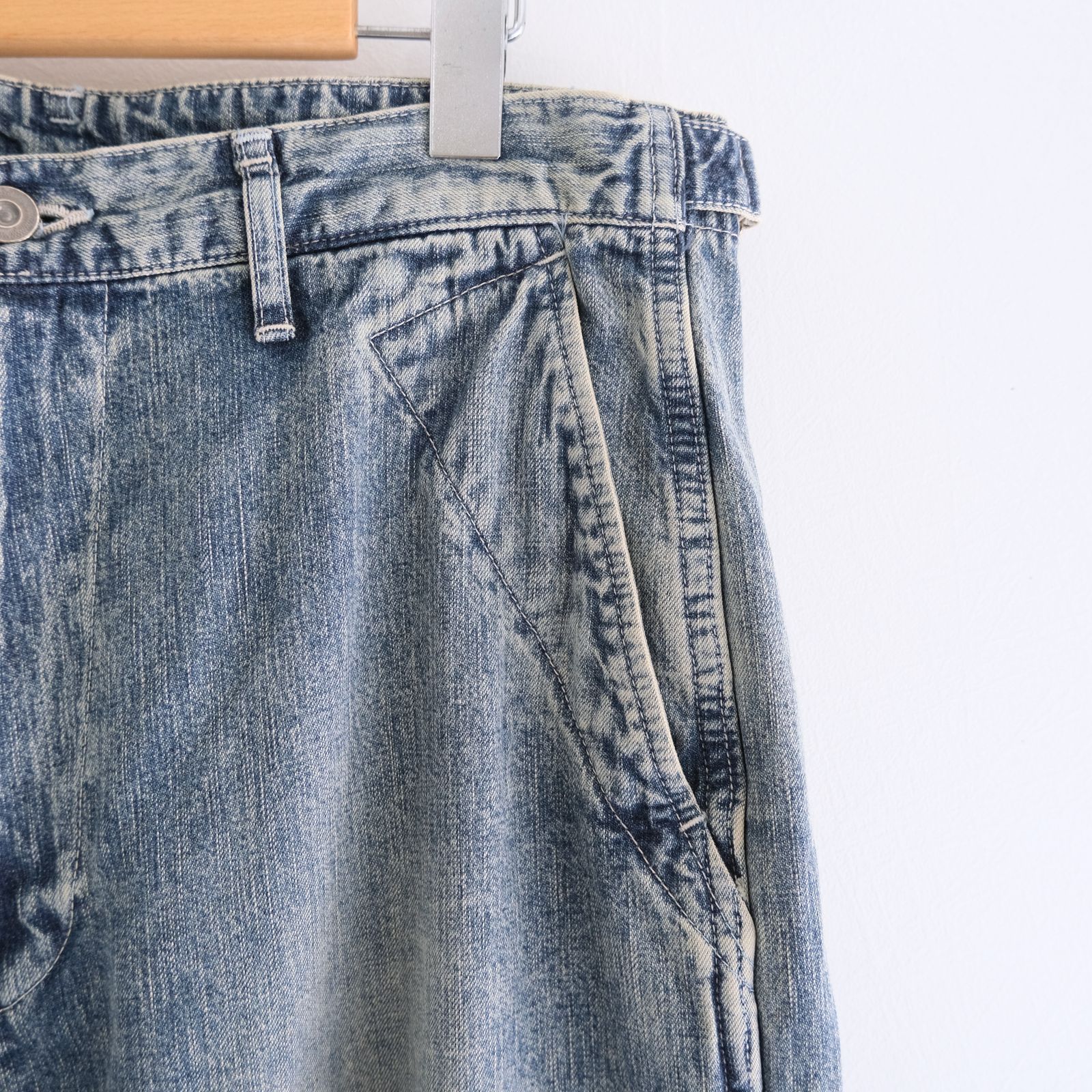 FADED LIGHT DENIM WORK PANTS（FADED BLUE）