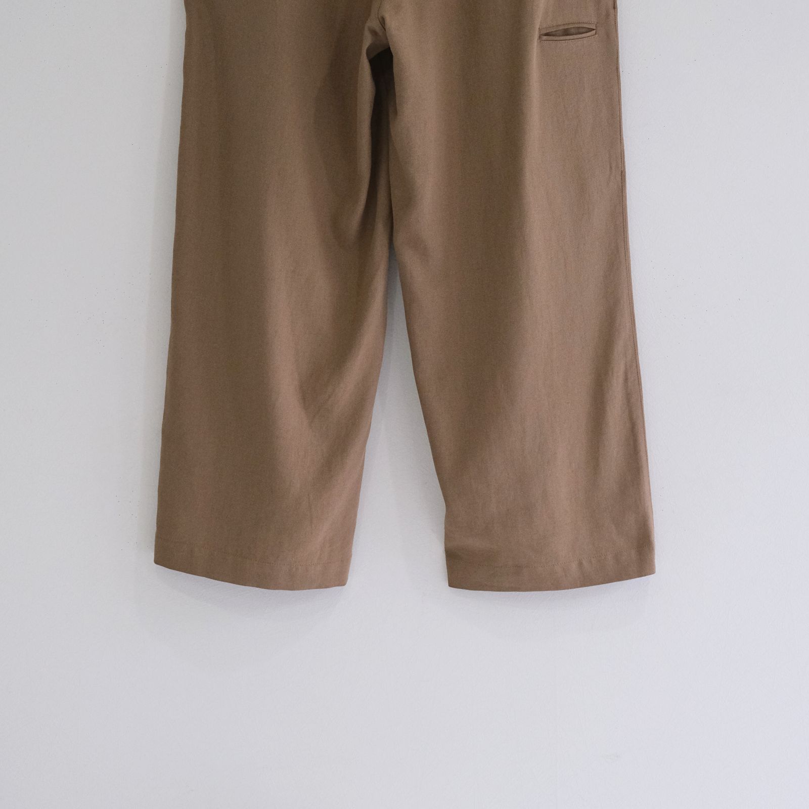 WIDE STRING PANTS / パンツ / SAND BROWN