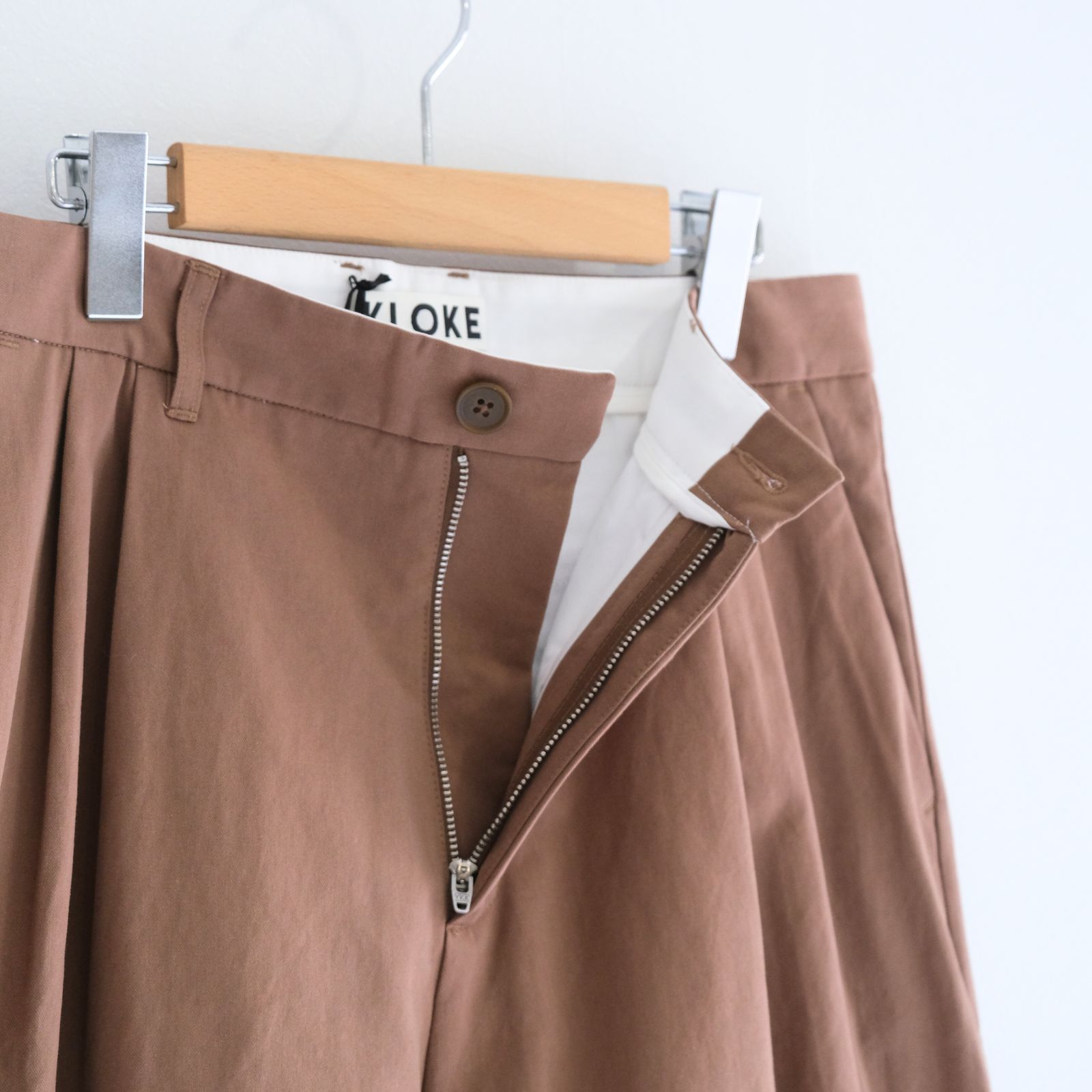 Logic Pleat Pant / パンツ / Clay