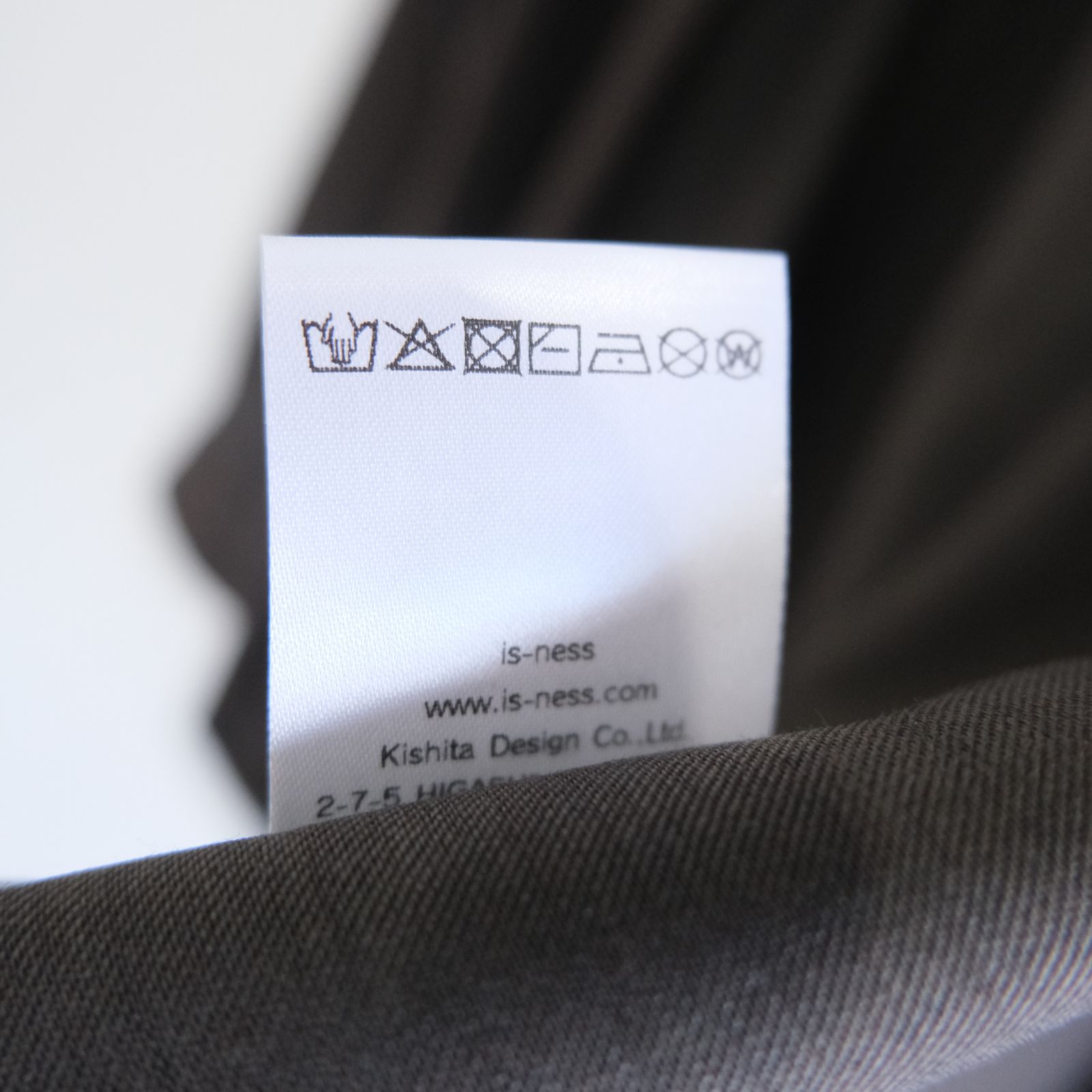 WOOL-POLY STANDARD SHIRT / シャツ / BROWN