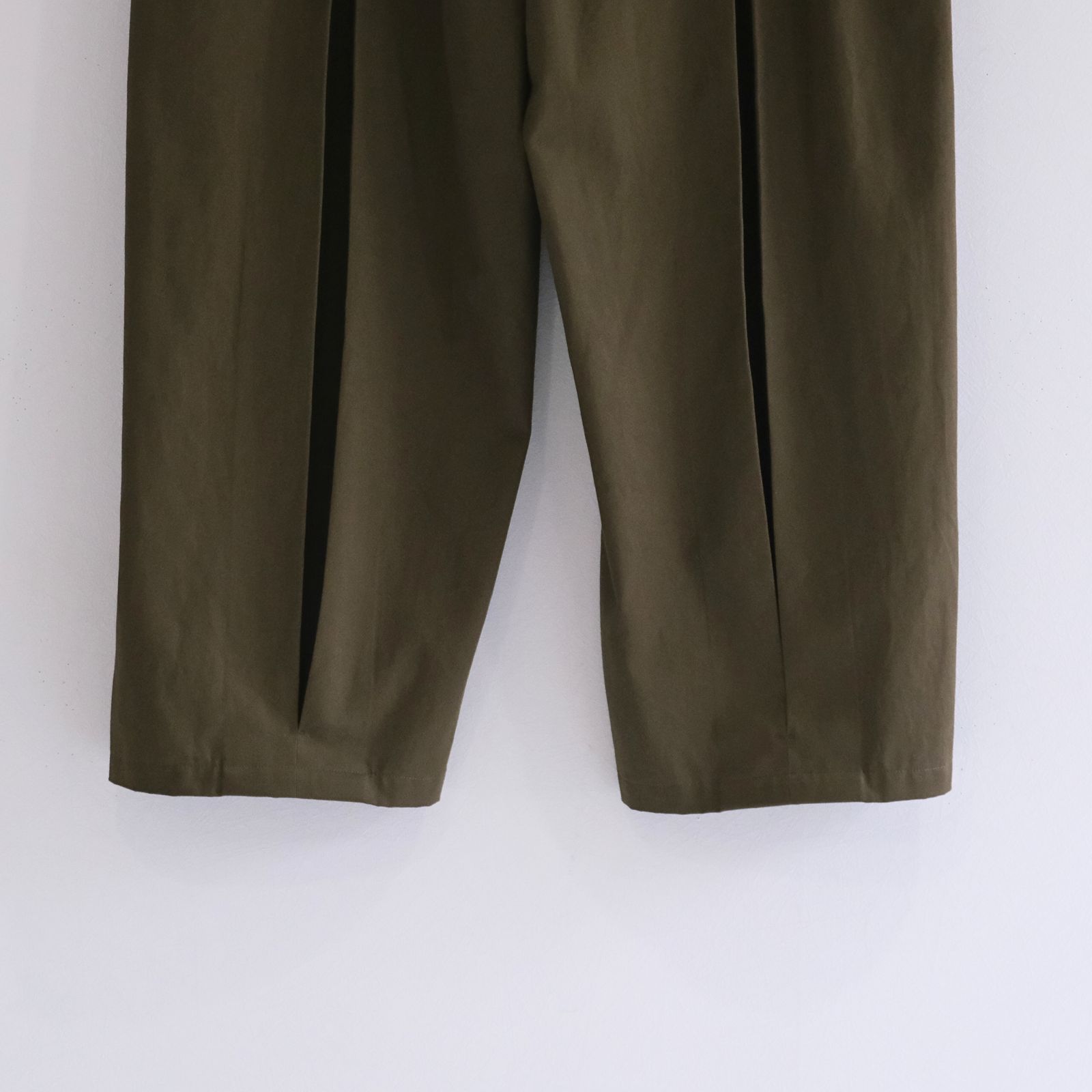 SAGE NATION - BOX PLEAT TROUSER / ボックスプリーツトラウザー