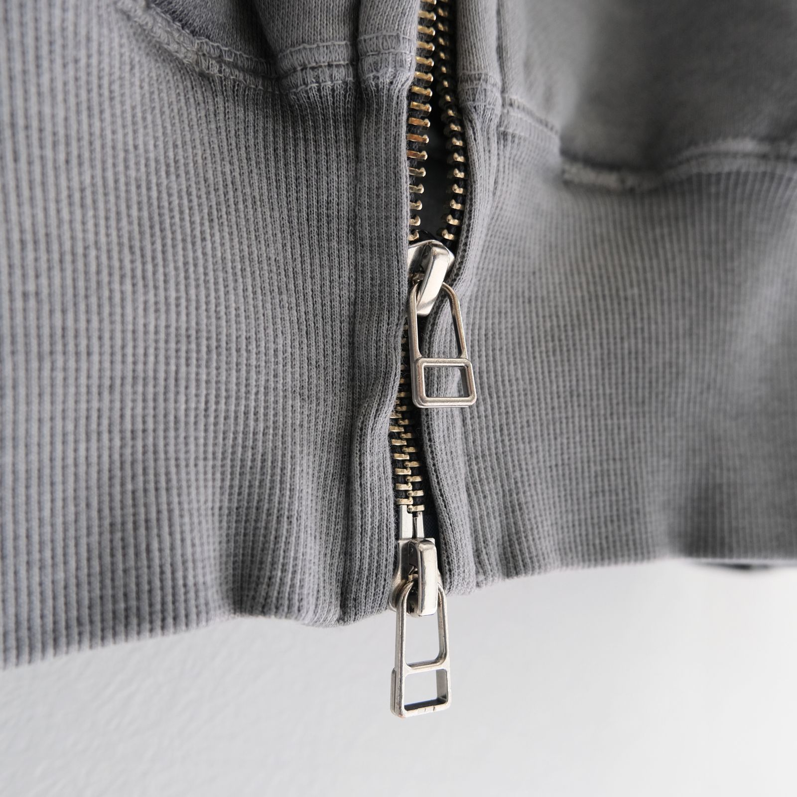 ZIP SWEAT HOODY / ジップアップパーカー / BLACK