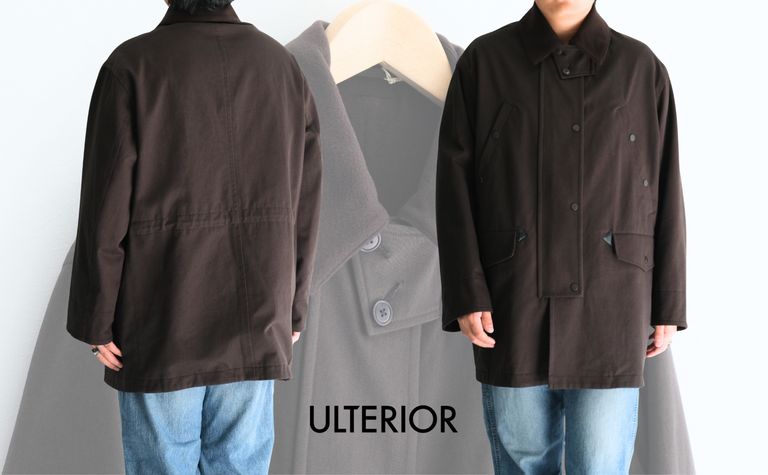【ULTERIOR / アルテリア】ミリタリーとハンティング要素を掛け合わせた雰囲気溢れる1着。