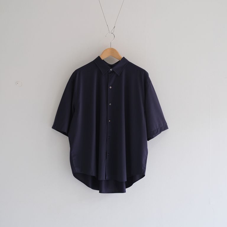 KANEMASA PHIL. - 46G Atmosphere S/S Shirt / シャツ / 半袖 / NAVY | iko